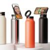 720ml/24OZ Large Capacity Sports Thermos Cup With Magnetic Mobile Phone Holder Handle,Stainless Steel Vacuum Flasks,Water Bottle