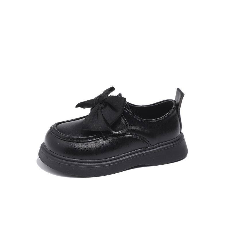 Kids Girls Princess Leather Shoes British Style Soft Sole Casual Low Top Flats