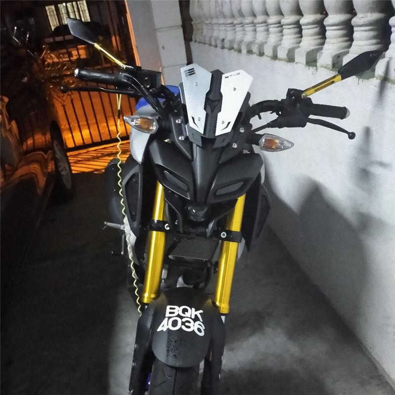 Ecran din aliaj de aluminiu Parbriz sport Deflector pentru parbriz pentru YAMAHA MT15 MT-15 MT125