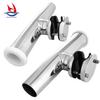 HANSE MARINE Stainless Steel Fishing Rod Holder Clamp-on Rod Holder with Rubber Rail Protector Marine Accessories