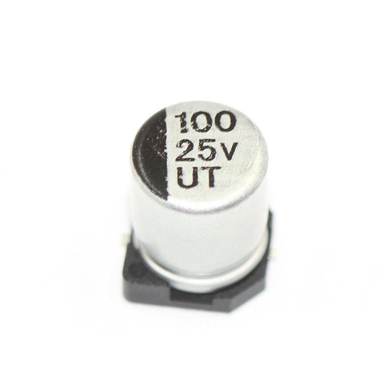 100uF 25V 6x7mm Kesen SMD Aluminum Electrolytic Capacitor Available