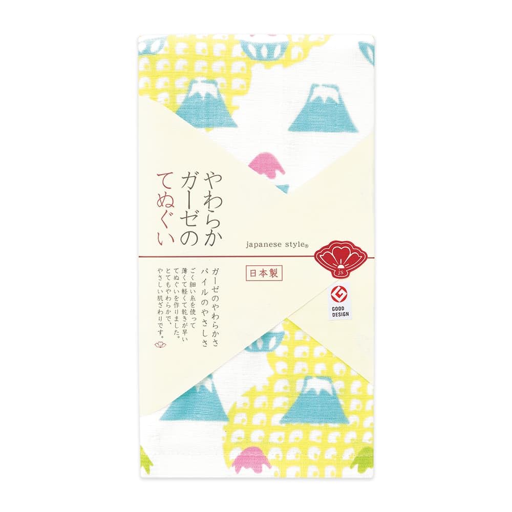 

Nisshin Shoko Japanese Style Seasonal Pattern Summer Fuji Ice Tenugui (Hand Towel) JS-6155