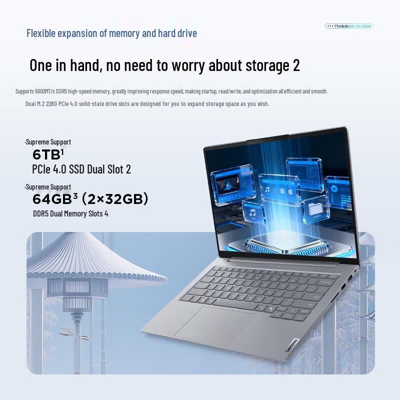 Lenovo ThinkBook 14 G9 Thin & Light Laptop (CN Version)
