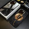 Luxury Bitcoin  Phone Case For  Mi 14T 14 3 12T 13T Pro 11 Lite 5G NE POCO M6 F6 F5 X6 M6 Electroplate Silver IMD Cover
