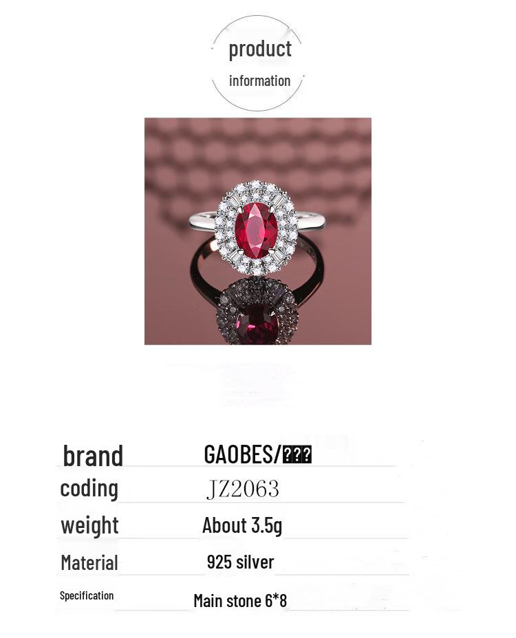 Custom Design S925 Sterling Silver Women's Ring with Green, Blue, and Pigeon Blood Red Inlaid 3 Carat Gemstones