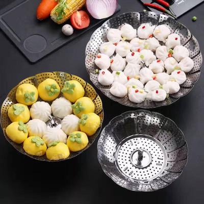 Expandable Stainless Steel Steamer Basket