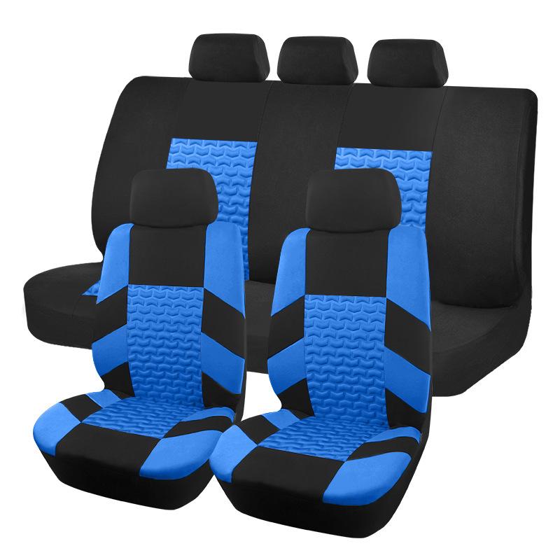 Fashion Universal Full Set Car Seat Covers Auto Seat Decoration Rear Front Auto Seat Cover Car Cushion Protector Case Cover