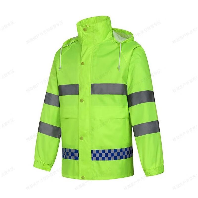 High-Visibility Reflective Rain Suit
