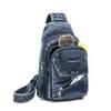 Denim Chest Bag Women's Crossbody Bag Large Capacity Shoulder Bag