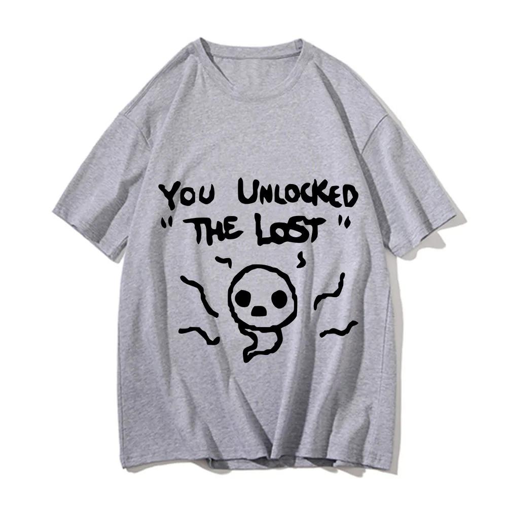 Isaac Print Tshirt for Unisex Woaen Casual Fashion Summer Cotton Short Sleeve Cartoon Casual Oversized Clothing for Unisex and Women