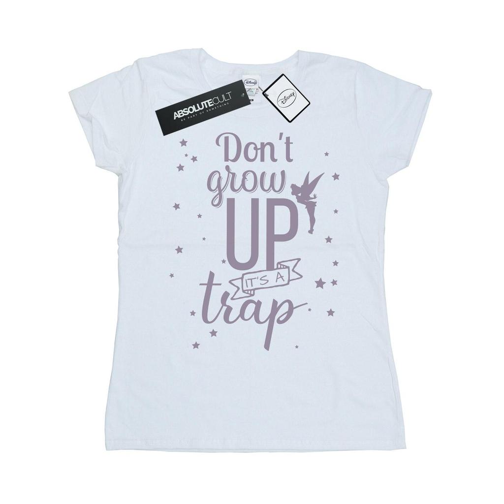 Tinkerbell Womens/Ladies Don´t Grow Up Cotton T-Shirt