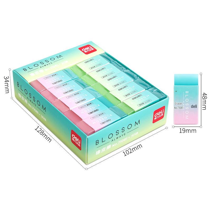 Deli 71081 Color Gradient Creative Eraser for Kindergarten Children s Pencils