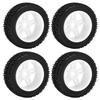 4PCS 75mm RC Car Tire U Type Rubber RC Vehicle Wheel Remote Control Car Tire for   144001 1Celsius14 RC Car