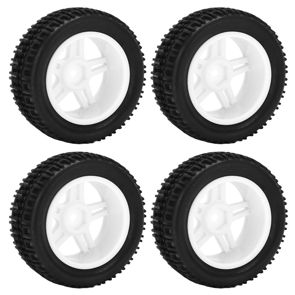4PCS 75mm RC Car Tire U Type Rubber RC Vehicle Wheel Remote Control Car Tire for   144001 1Celsius14 RC Car