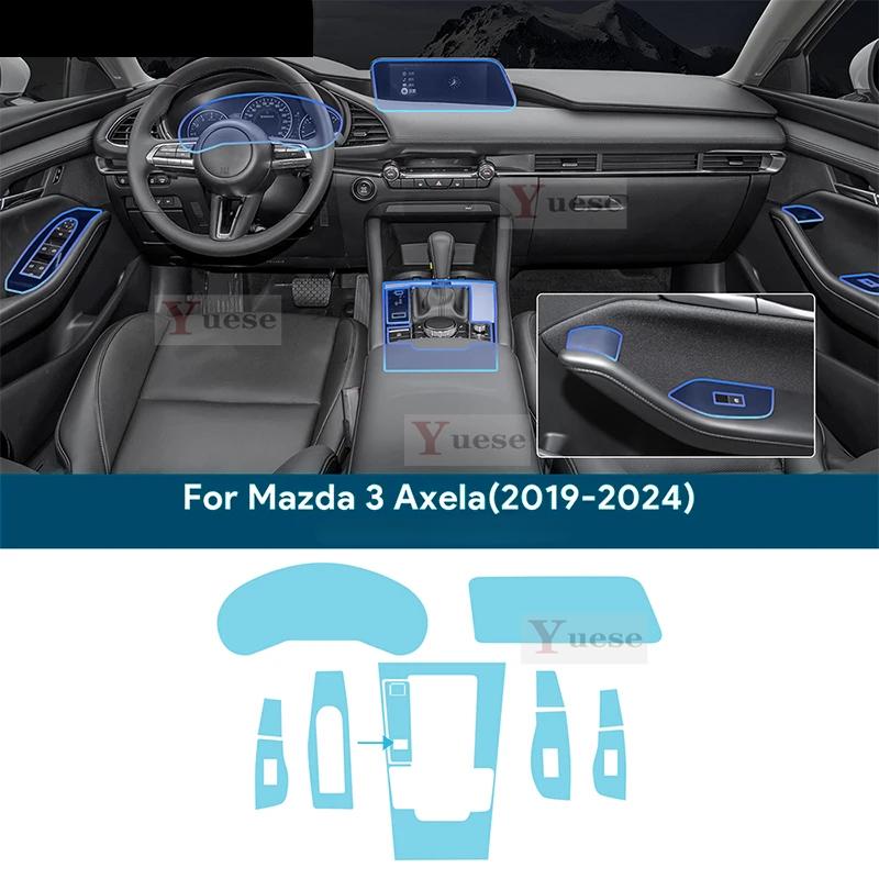 

Car Interior Center Console Transparent TPU Protective Film Anti-scratch Sticker For Mazda 3 Axela -2024 Right Hand Drive