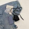 Mini Wallet, Unisex Couple's Crossbody Bag, Portable Phe Earphes Keychain, Casual Hip-Hop Multi-Purpose New Style