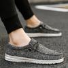 Brand Summer Canvas Men Shoes Super Breathable Lightweight Casual Driving Shoes Men'S Loafers Vulcanized Boat Shoes Size 40-47