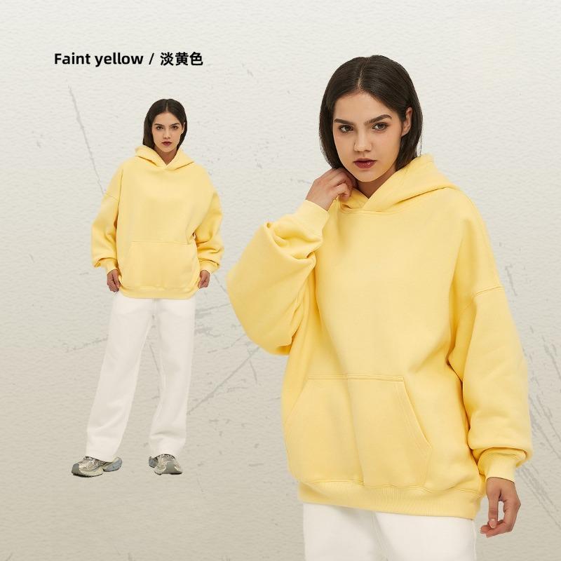 EastRogue New Loose-fitting 350g Fleece-lined Trendy Hoodie for Men, Oversized and Thickened with A Hood.