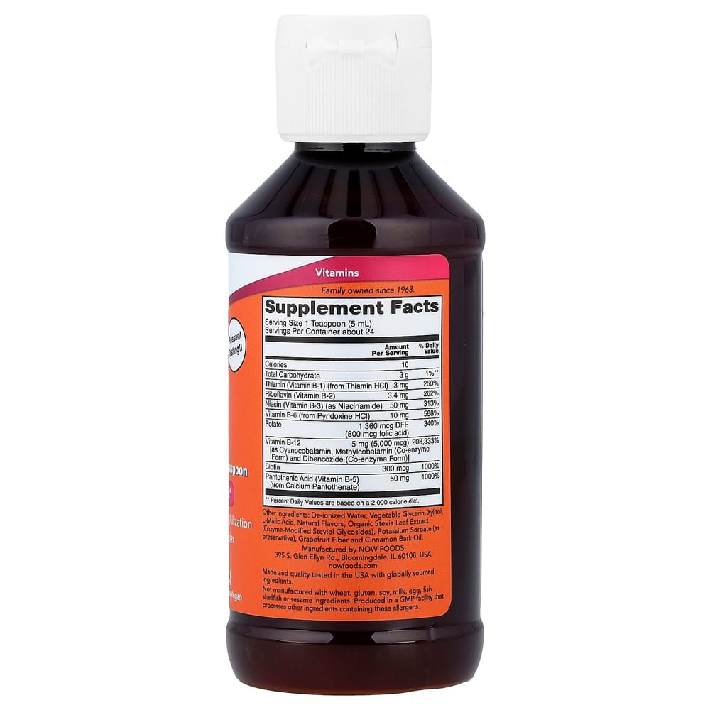 NOW Foods Ultra B-12 5000mcg 118ml (4 Fl Oz)
