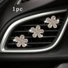Alloy Decor Car Car Air Vent Perfume Clip Shimmering Crystal Inlays Freshener
