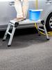 Aluminum Scaffolding Car Wash 2 Height Load Capacity Top Plate 76cm x Lightweight Wide Silver E-Supply Platform, Stand, Tiers, 50cm, 150kg, 30cm,
