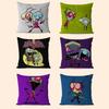 I-Invader Z-Zim Anime Cushion Cover Decorative Pillow Sofa Home Decor Case Pillow Cases