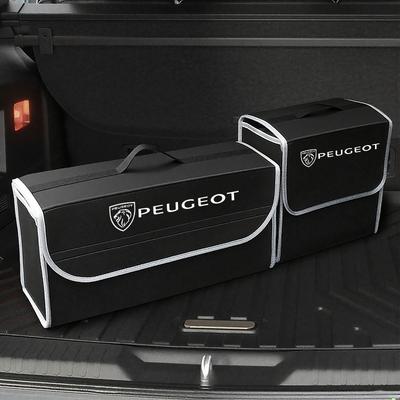 Peugeot Car Trunk Organizer Box Large Capacity Folding Storage Bag For Peugeot 408 4008 308 3008 Rifter 5008 508 2008 208 3014RE