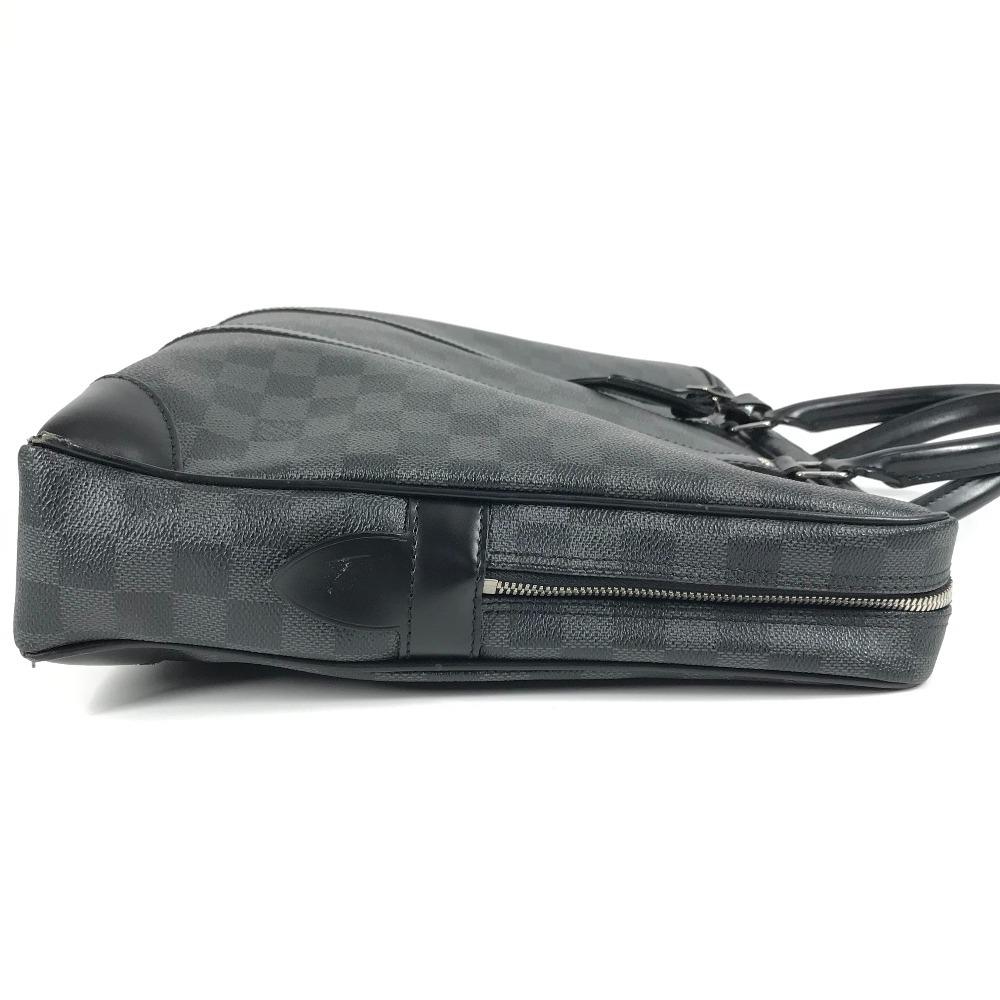 Louis Vuitton N41125 Damier Graphite Porto Document Voyage PDV Hand Bag