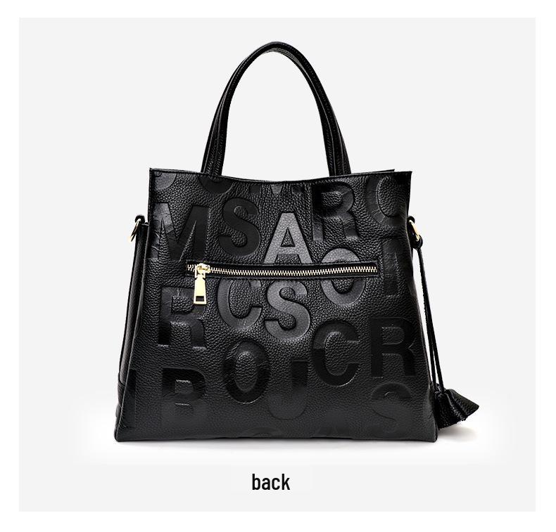 Thousand Classic 2025 Autumn/Winter Large Capacity Cowhide Handbag for Women - Shoulder & Crossbody