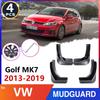 For VW Golf 7 Mk7 2013~ 2017 2018 Auto-Accessories-Goods Car Tire Fender Mud-Flap MudGuard Car Mudflaps Splash-Proof Guards