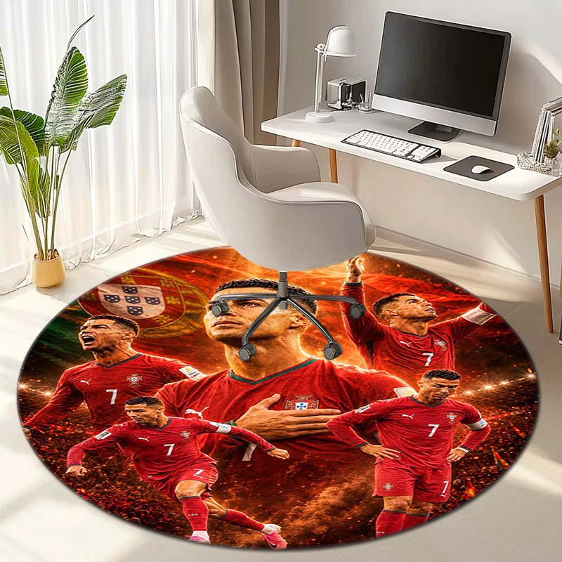 Cristiano Ronaldo Portugal Football Glory Carpet Home Decor Suitable For All Seasons Office Chair Cushion Room Doormat