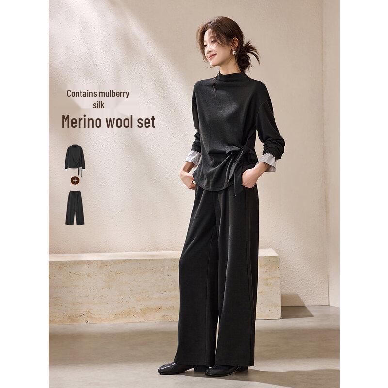 Mohan Yimei 2025 Зимний двусторонний комплект в художественном стиле XL