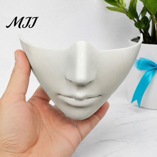 Adults Performance Masque Masquerade for Men Women, Cyberpunk Half Face Mouth Ergonomic Decor Ball Proms, Mardi Gras, Halloween Cosplay Party