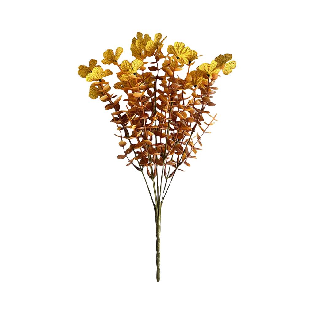 Artificial Flowers Outdoor Fall Imitation Green Plants For Porch Planters Thanksgiving Decoration - Fake Plants For Garden, Fireplace, Front Door