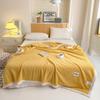 Simple Pink Solid Color Throw Blanket Luxury Warm Cozy Velvet Blanket for Home Sofa Bed All Seasons Travel Camping Blanket