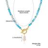 Necklace for Women No Color Loss Simple Rice Beads Beaded Necklace Women Light Niche Fashion Colorful Crystal Necklace Elegant Necklace