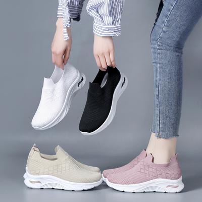 Shoes Women's Casual Shoes Women's Shoes Soft-soled Mom Shoes Walking Versatile Sneakers Running Shoes Women's Breathable Low Top