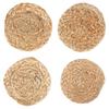 Natural cup coasters 10 cm 4 pcs.