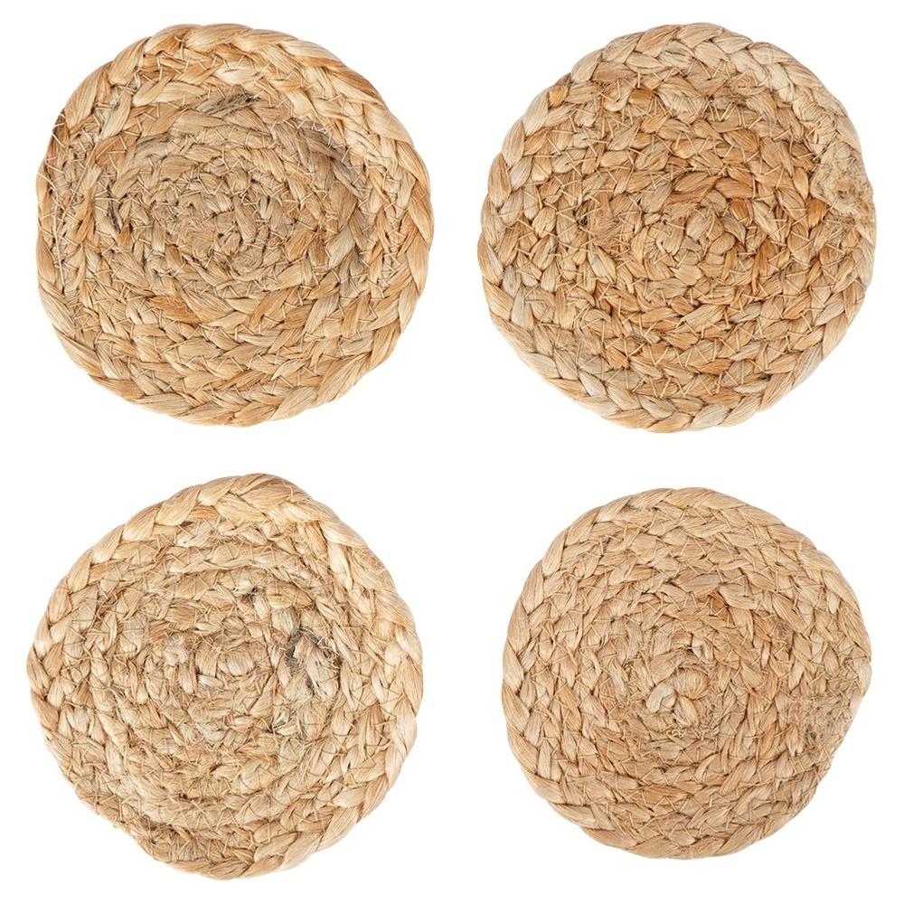 Natural cup coasters 10 cm 4 pcs.