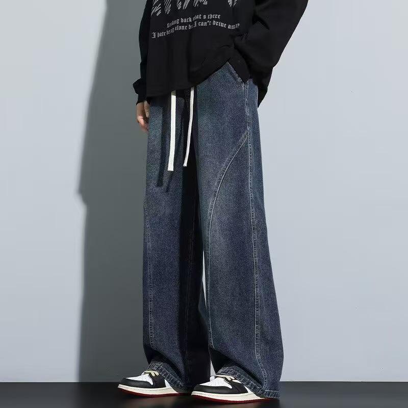 

Мужские американские ретро трендовые прямые джинсы широкого кроя - Весенне-летние повседневные XL