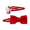 Hello Kitty Hairpin Ages 3 and 687146 Set, Red, Up,