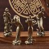 Brass Ancient Four Beauties Copper Desktop Decoration Antique Miscellaneous Figures Statue Crafts Small Bronze Who