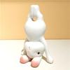 Mignon Lapin de Yoga Miniature Résine Lapin Gymnaste Figurine Ornement Micro Paysage Jardin Féérique Décor de Pâques Accessoires de Studio