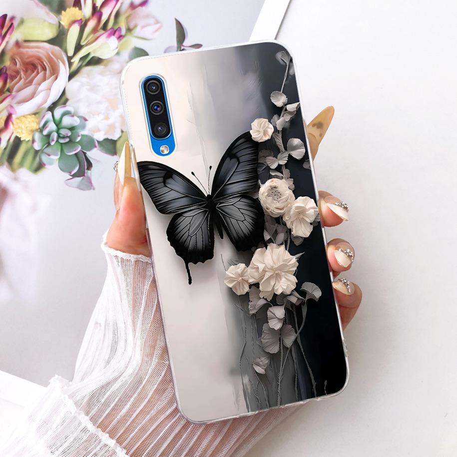 Case For Samsung Galaxy A70 A50 A70S A50S A30S Cover SM-A307F SM-A505F SM-A507F SM-A705F Cool Dragon Lion Cat Cartoon Soft Shell