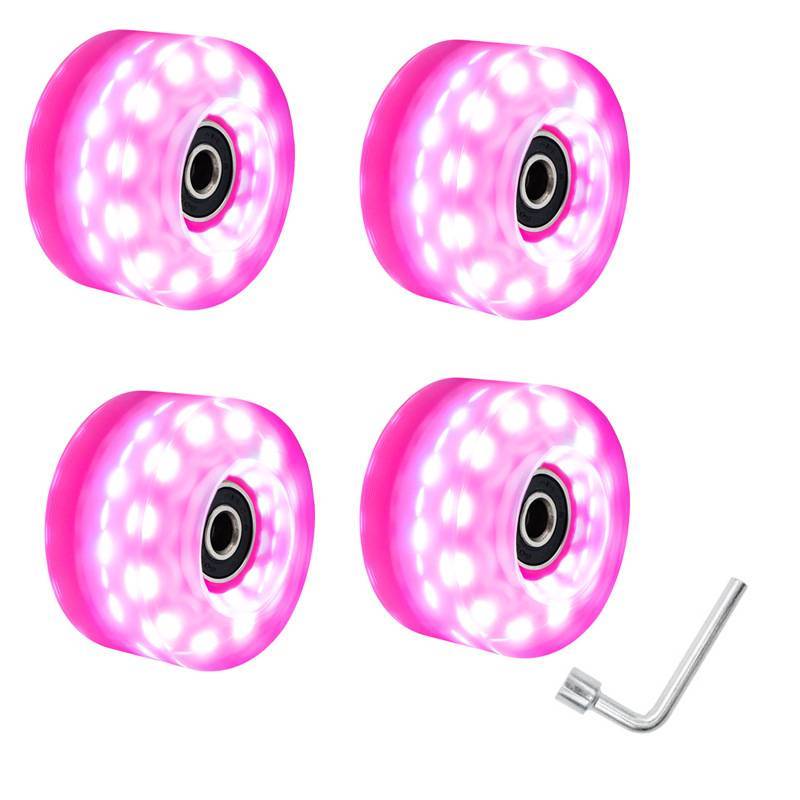 Led Light Roller Skates With Double Row Pu Wheels For Indoor And Outdoor Use
