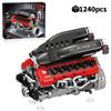 Brand new High-Quality Technical High-Quality V8 High-Quality Turbo High-Quality Engine High-Quality Building High-Quality Blocks Construction set