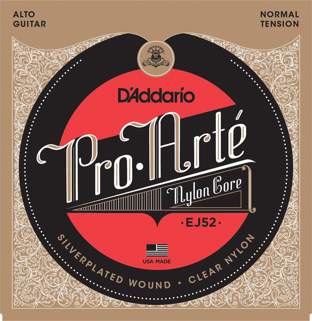 D'Addario ProArte Alto Guitar Strings, SilverClear Normal, EJ52