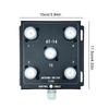 4-Way Coax Remote Antenna Switch Antenna Switch 1.8-60MHz Antenna Signal Switch Antenna Splitter Switch for Convenient Switching