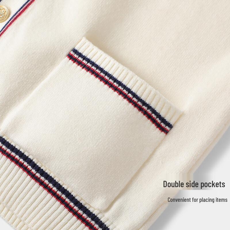 YEEHOO Girls' V-Neck Knitted Cardigan