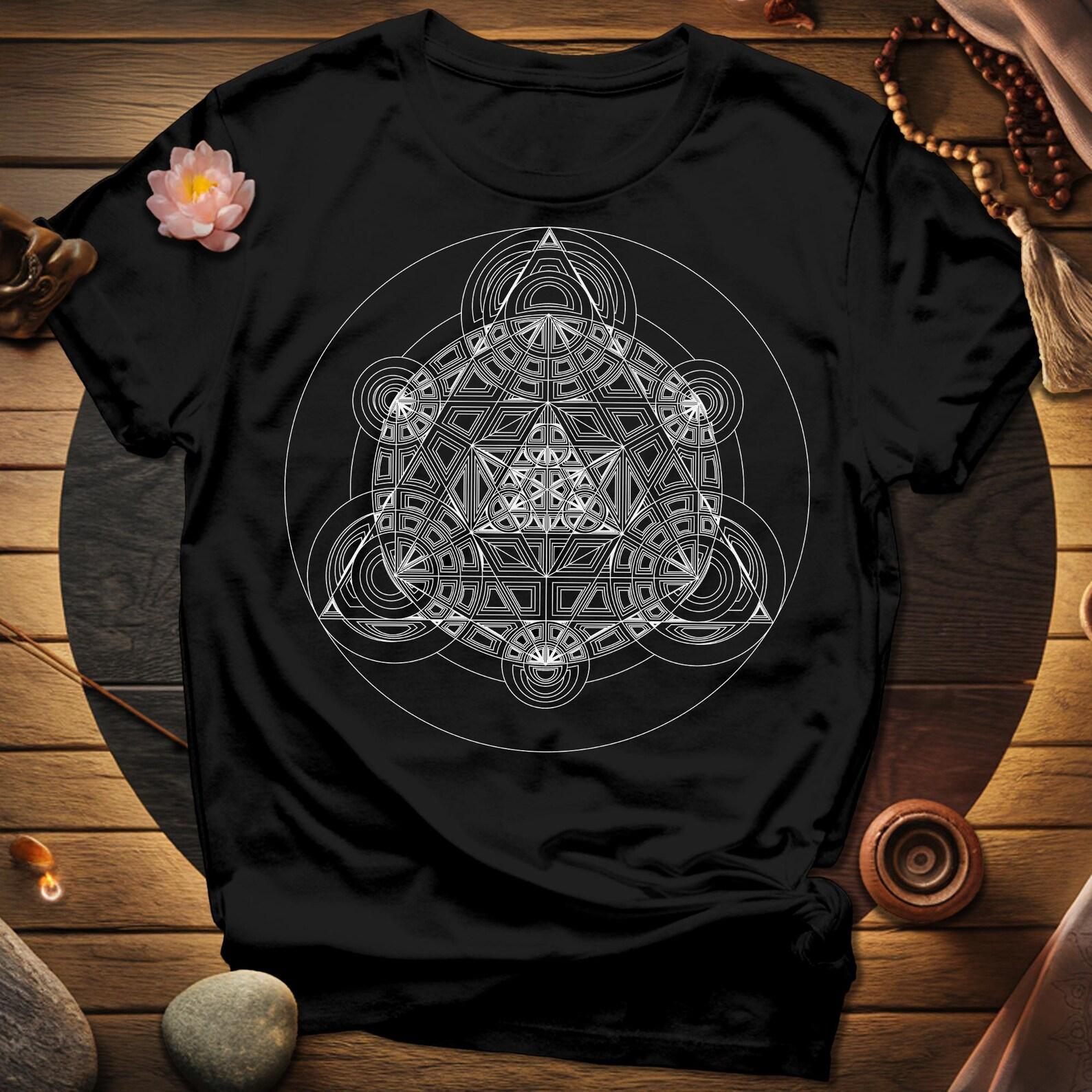 Sacred Geometry T-Shirt | Mystical Esoteric Art, Festival Style M